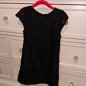 Forever 21 Black shimmer Lace Kids Dress